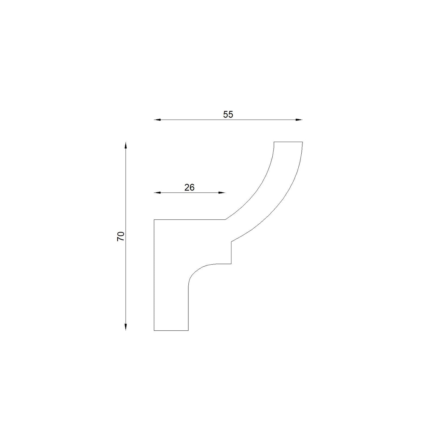 Sztukateria Oświetleniowa LED 08