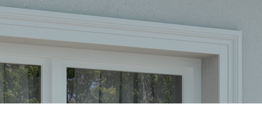 Listwa wokółokienna 15 sztukateria elewacyjna zewnętrzna